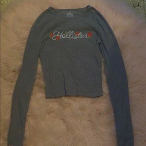 Brand is Hollister,color is gray